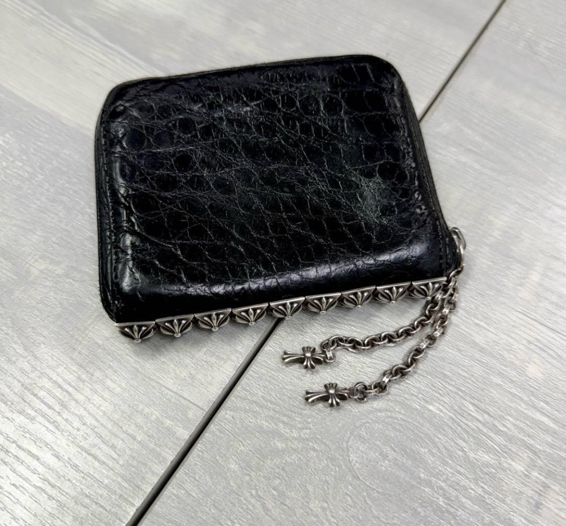 CHROME HEARTS クロムハーツ スタッズ 3サイド ジップウォレット