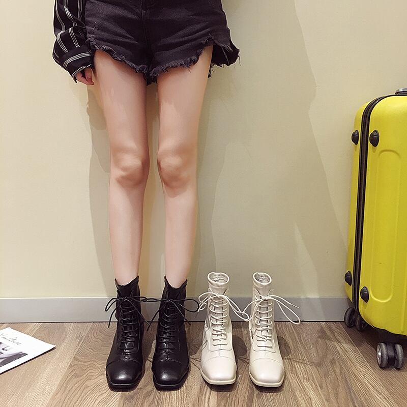 オータムブーツレッドショート 靴 シューズ 秋物 フェイクシューズ89958492382