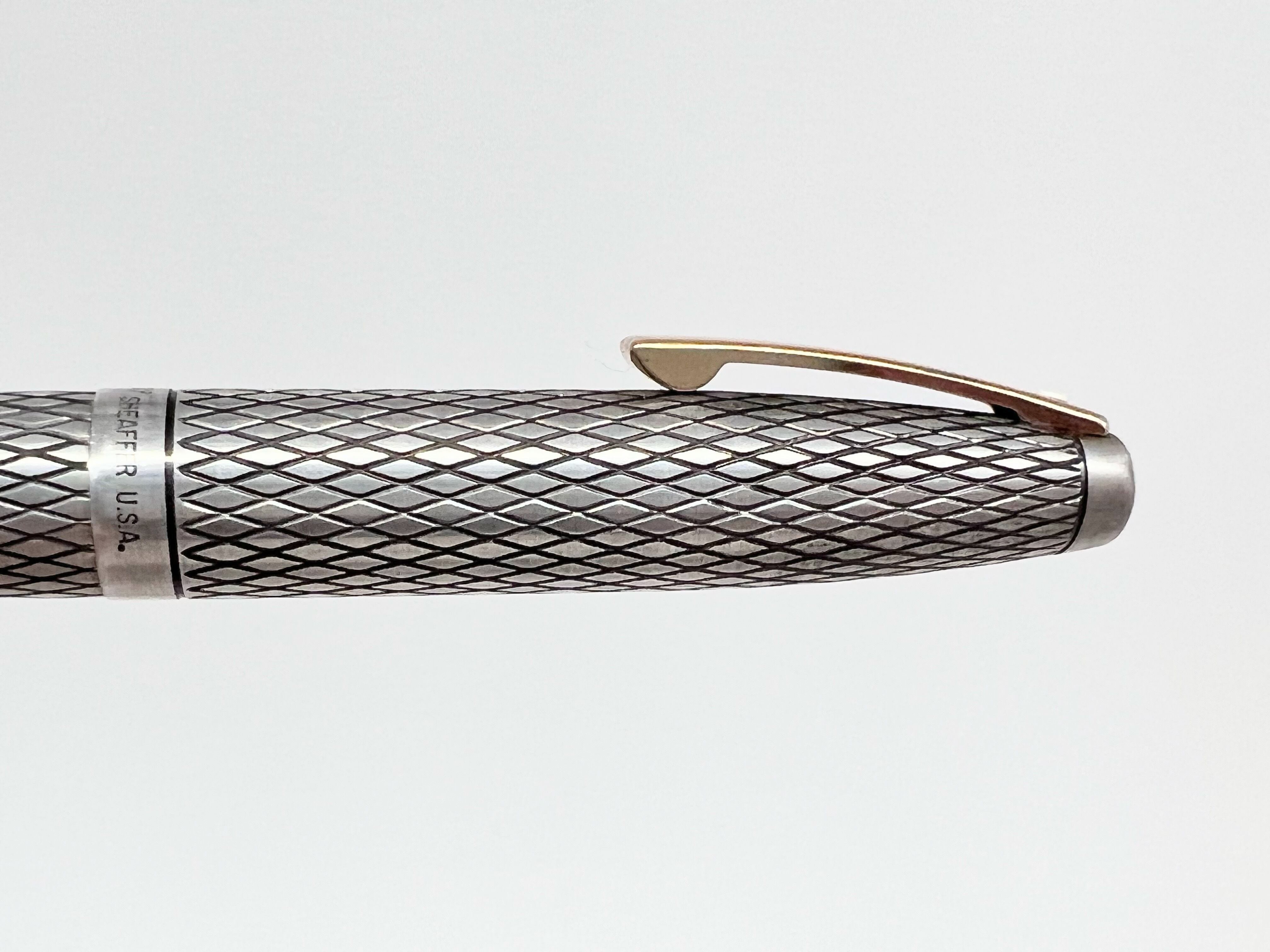ジ*ー様 '70s SHEAFFER シェーファー インペリアル シルバー 14 70s シェーファー インペリアル シルバー SHEAFFER IMPERIAL （細字