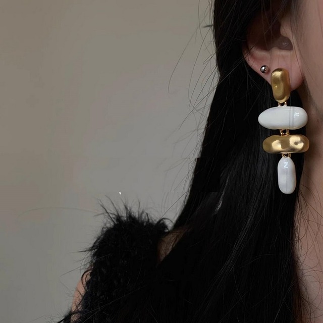 metal luxury drop pierce　W00220