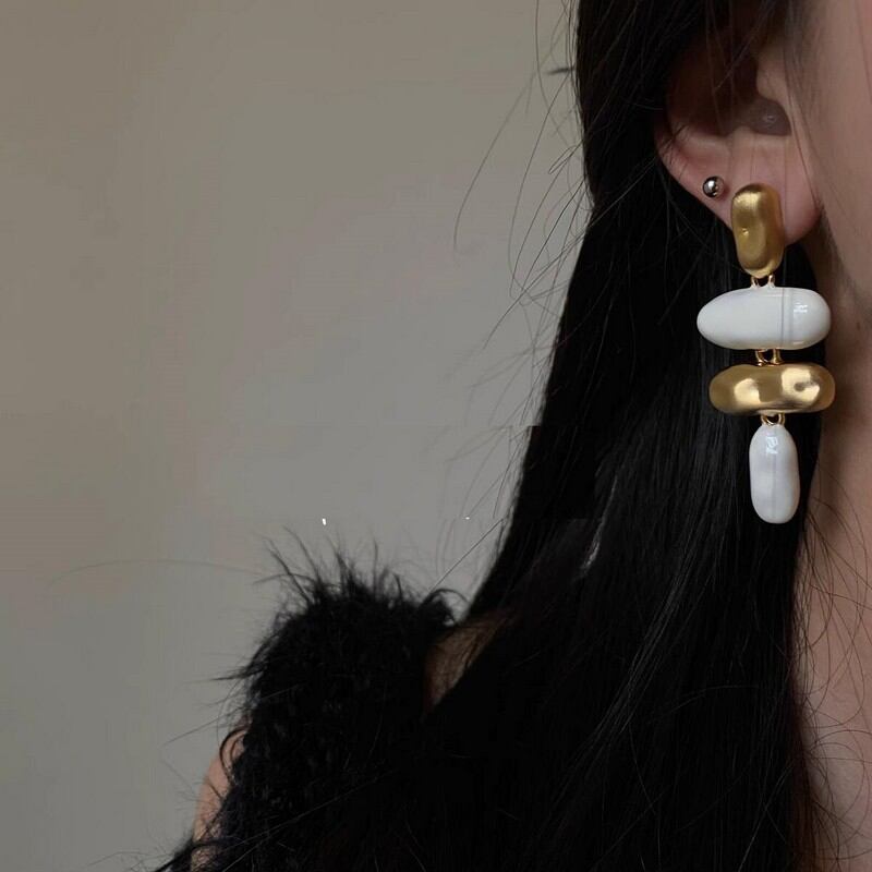 metal luxury drop pierce W00220