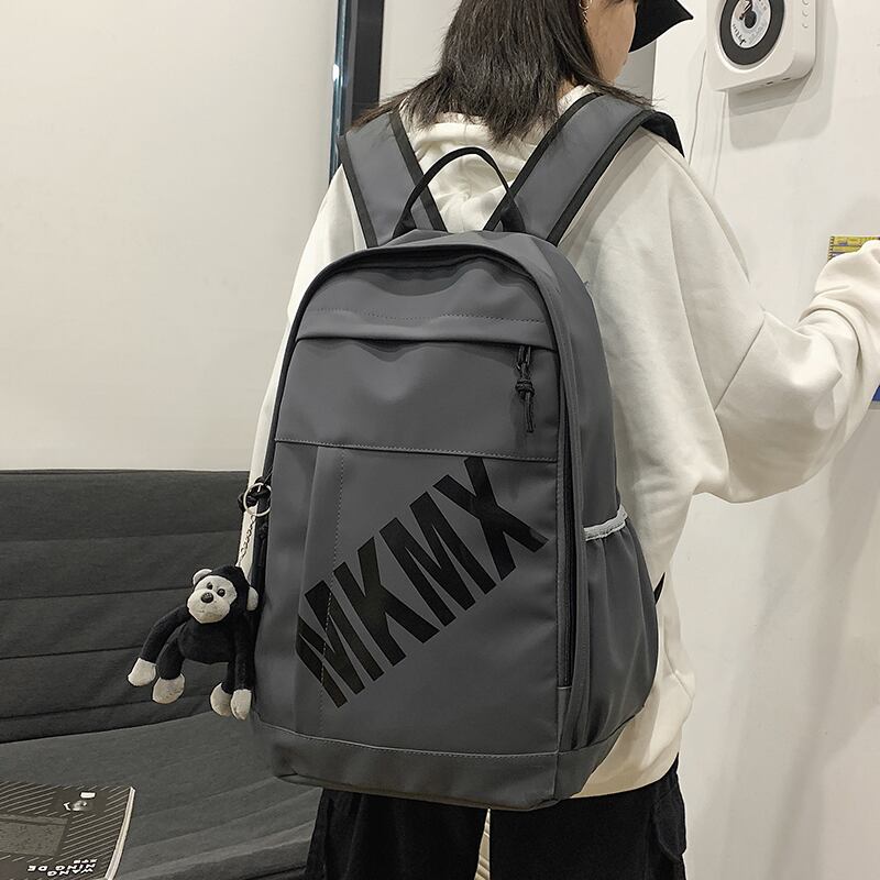 Rucksack 3color Casual 鞄 バッグ リュックサック バックパック スクールバッグ 大容量 ロゴ メンズライク ストリート オシャレ 3色展開 ブラック グレー グリーン 大人 カジュアル お出かけ 普段使い 通勤 通学 学生 旅行 男女兼用 ユニセックス オールシーズン Sea