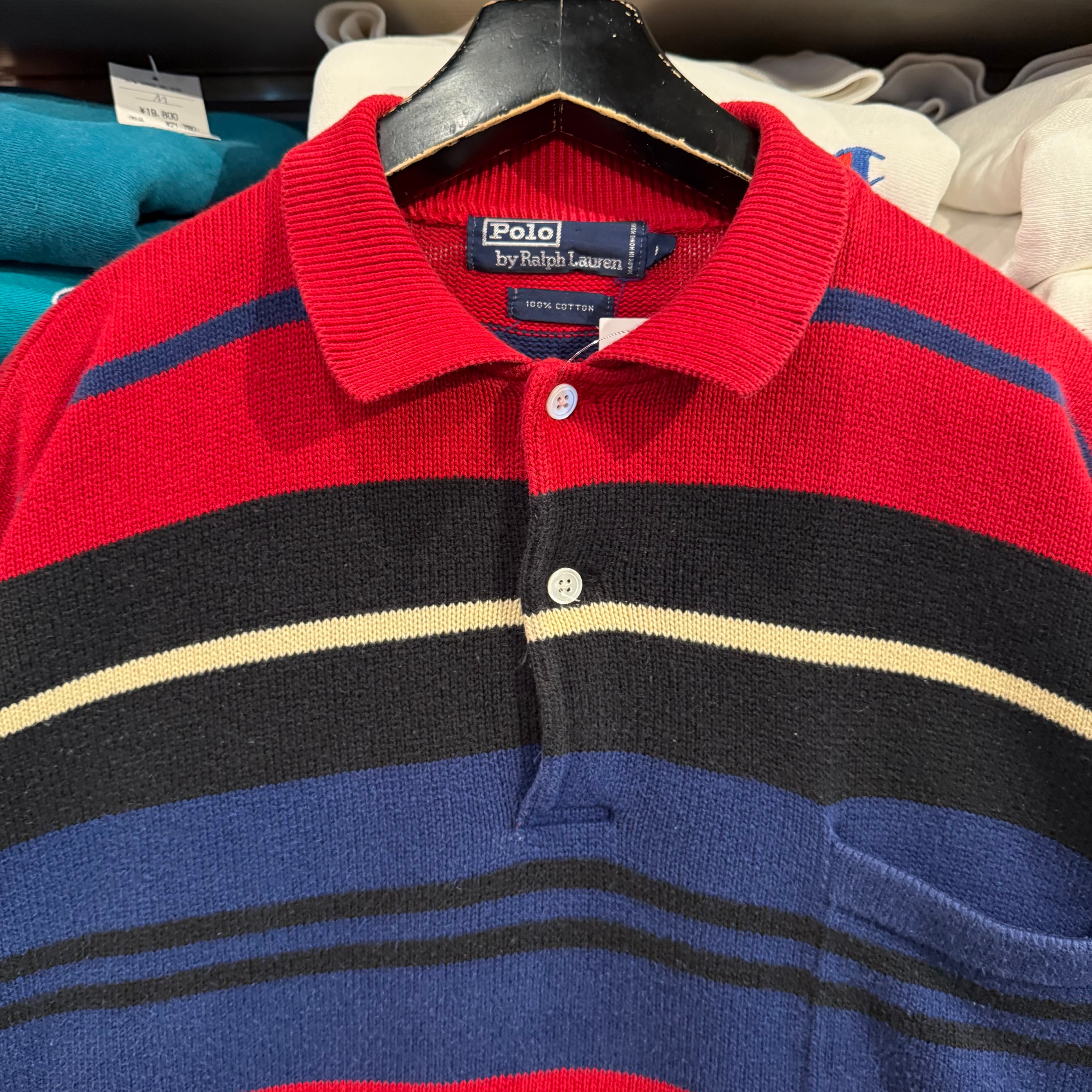 Polo by RALPH LAUREN 90s リネンミックスポロシャツ 90s RALPH LAUREN COTTON KNIT POLO SHIRTS | BerBerJin / & BerBerJin