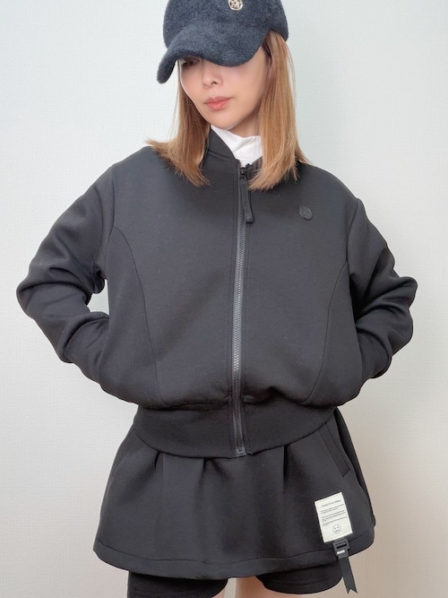 ＊一部即納＊【セットアップ可能】Urban Stretch Zip Blouson（Ivory / Black）