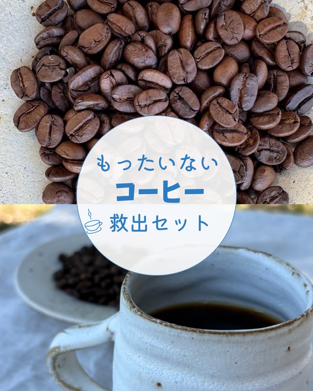 【深煎り・中深煎り】もったいないコーヒー　救出セット