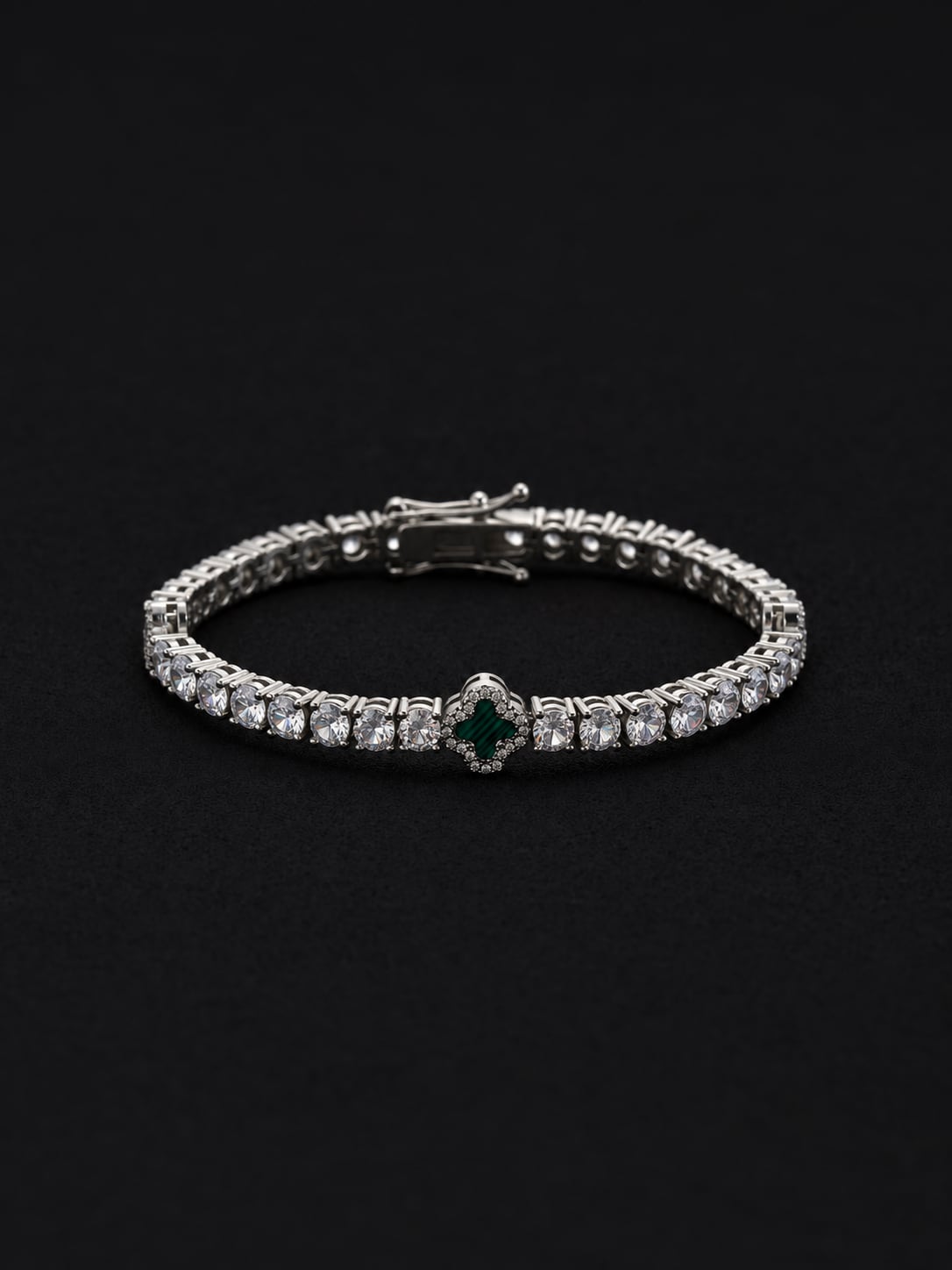 Clover Tennis Bracelet -Gold/Silver-