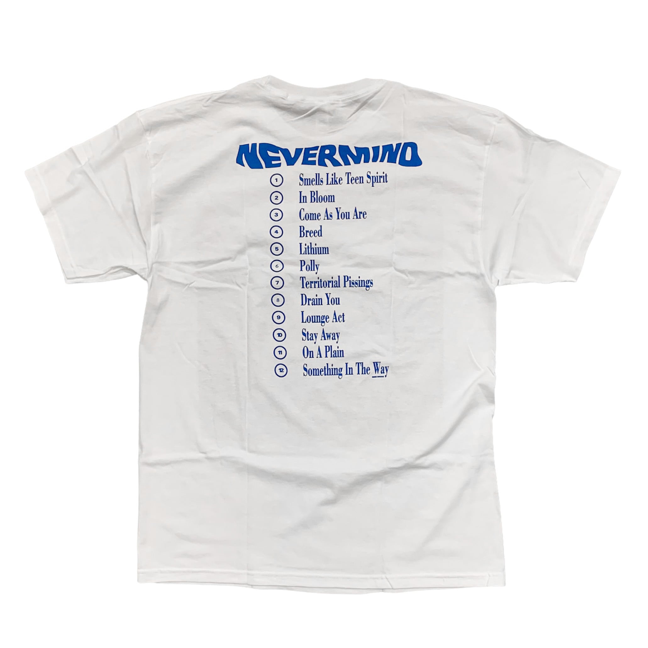 90s Nirvana ニルヴァーナ NEVERMIND ホワイトTシャツ  L