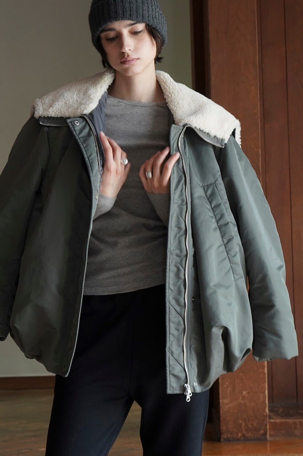 23AW】CLANE クラネ / BALLOON DESIGN HOODED N3B | TRENTオンライン 