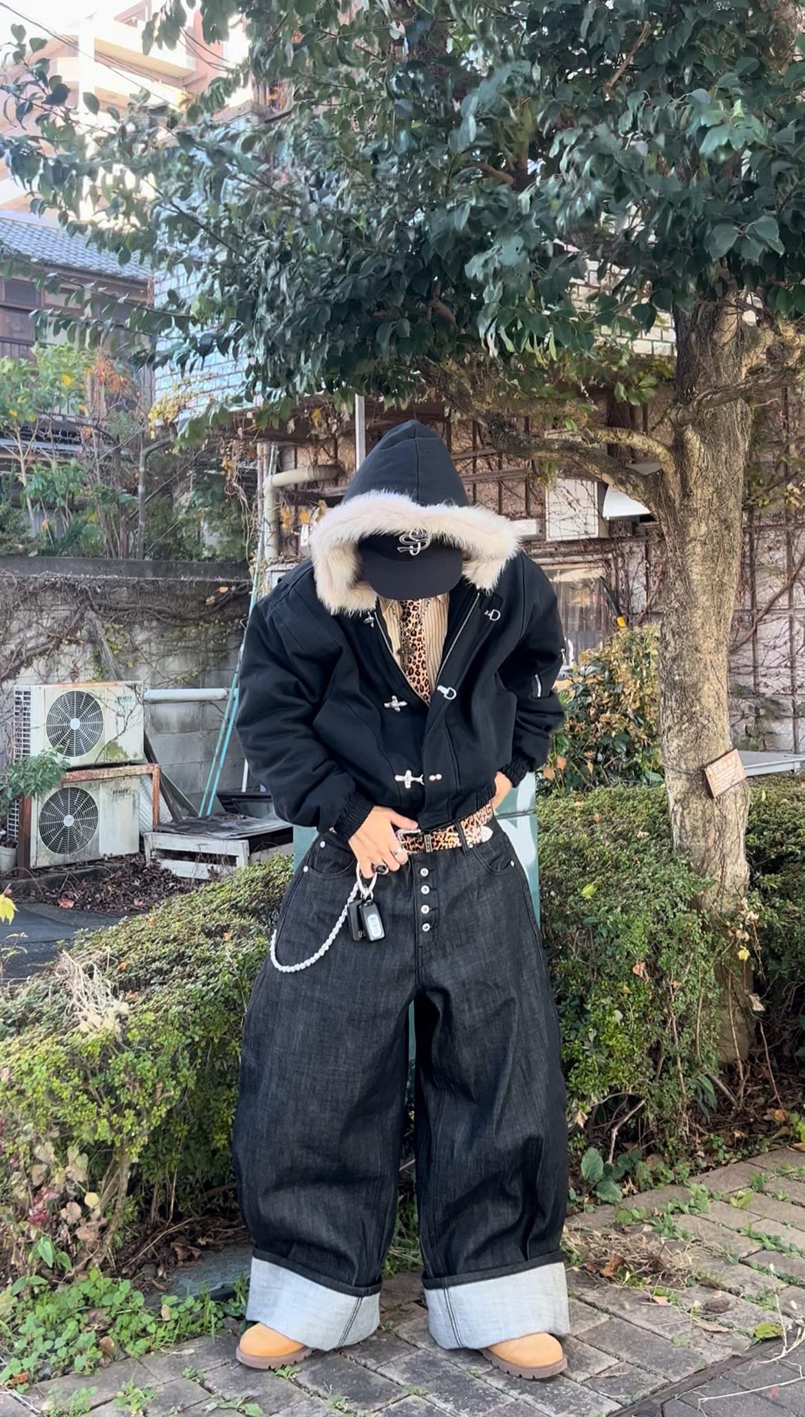 ファー付きファイヤーマンジャケット el1481 | elev fashion store