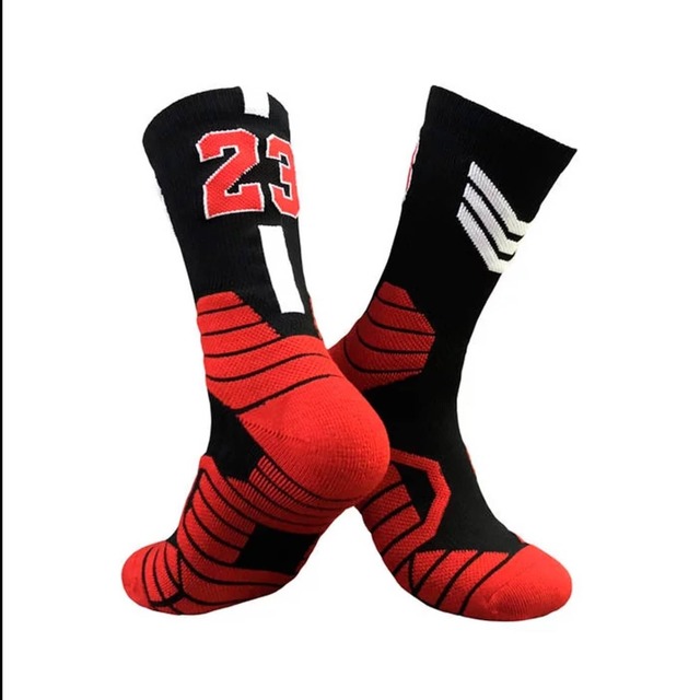 バスケ スポーツ NBA 靴下 ロングソックス 背番号 23番 マイケル・ジョーダン | バスケ用品BAG