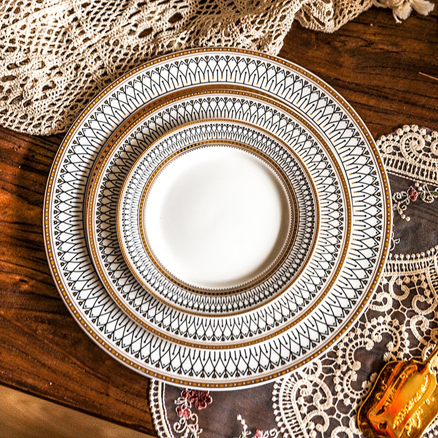 食器　お皿　ビンテージ　セット トラホウ食器 2点セット復古シリーズ | トラホウ食器ストア