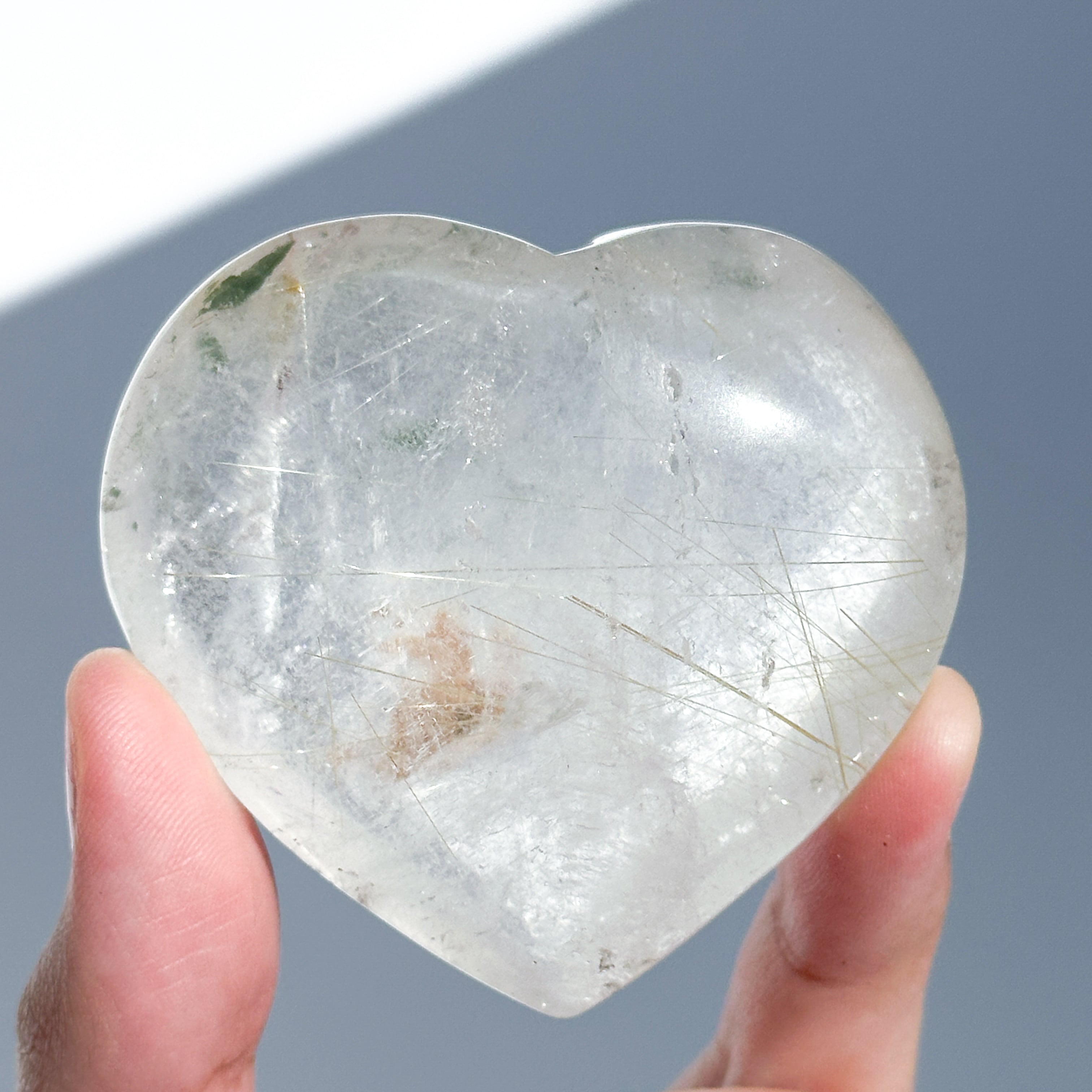 ルチルインクォーツ ハート54◇Rutile in Quartz◇ 天然石・鉱物・パワーストーン