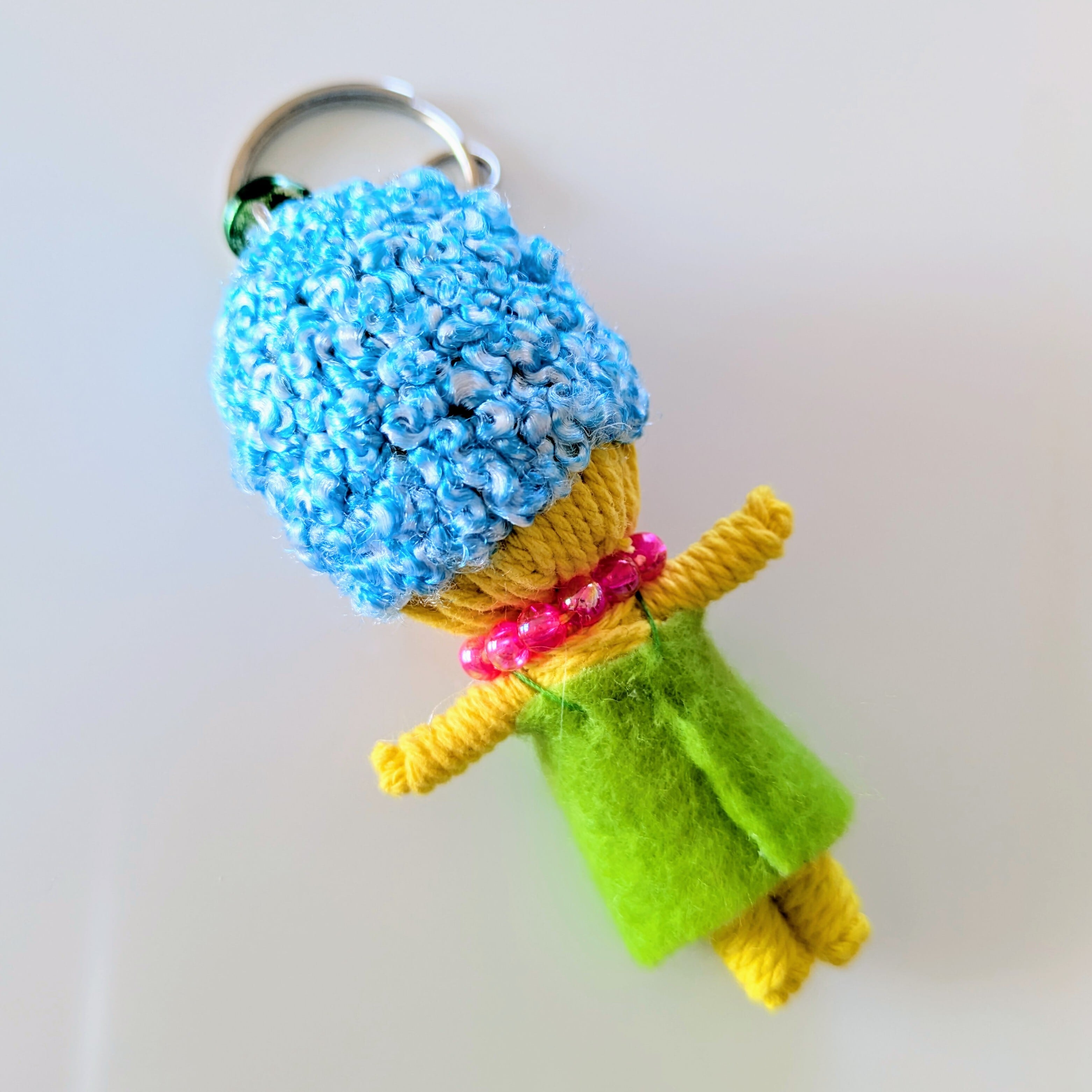 ♧【 The Simpsons / ザ シンプソンズ / マージ 】 Voodoo doll KeyHolder / ブードゥー人形 / 身代わり人形 /お守り人形  〚アメリカン雑貨 アメトイ〛