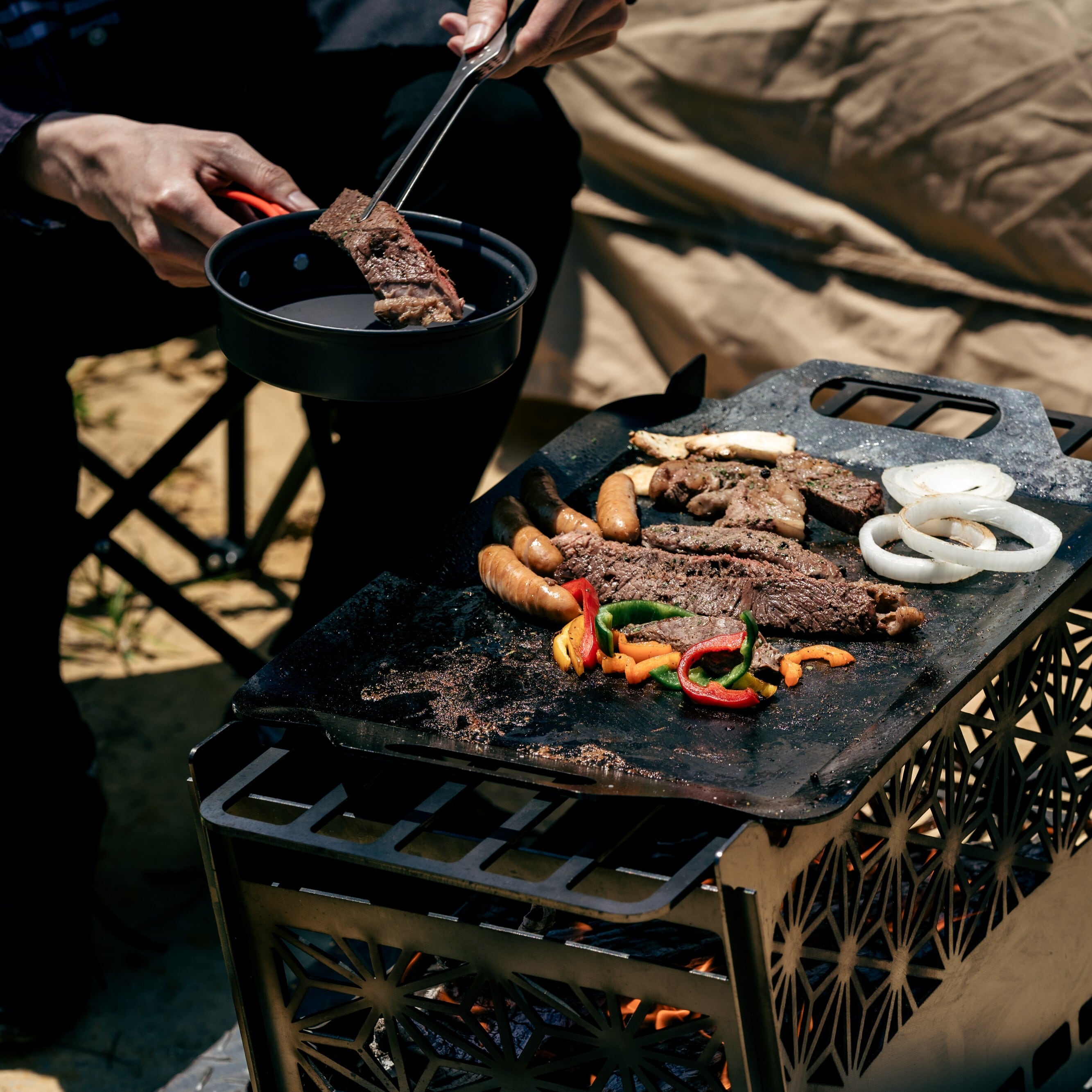 SHIPPO FIREPIT｜名入れ無料の鉄製焚き火台 | ASOBIBA
