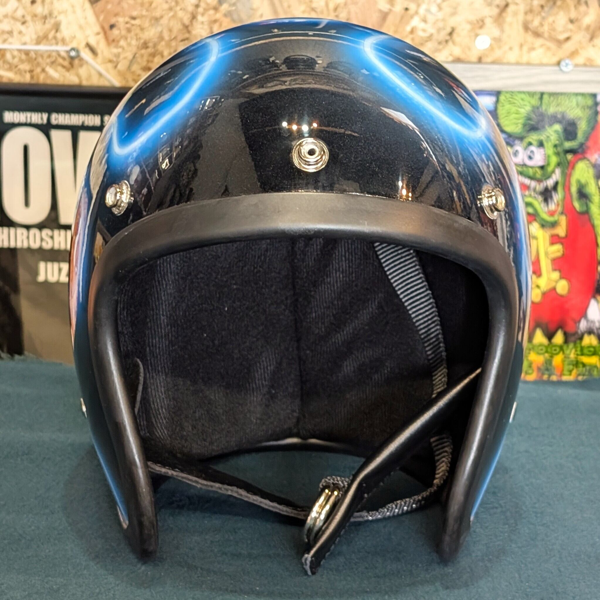 一点限り【Air brush paint helmet⑥】OCEAN BEETLE LAC Mサイズ