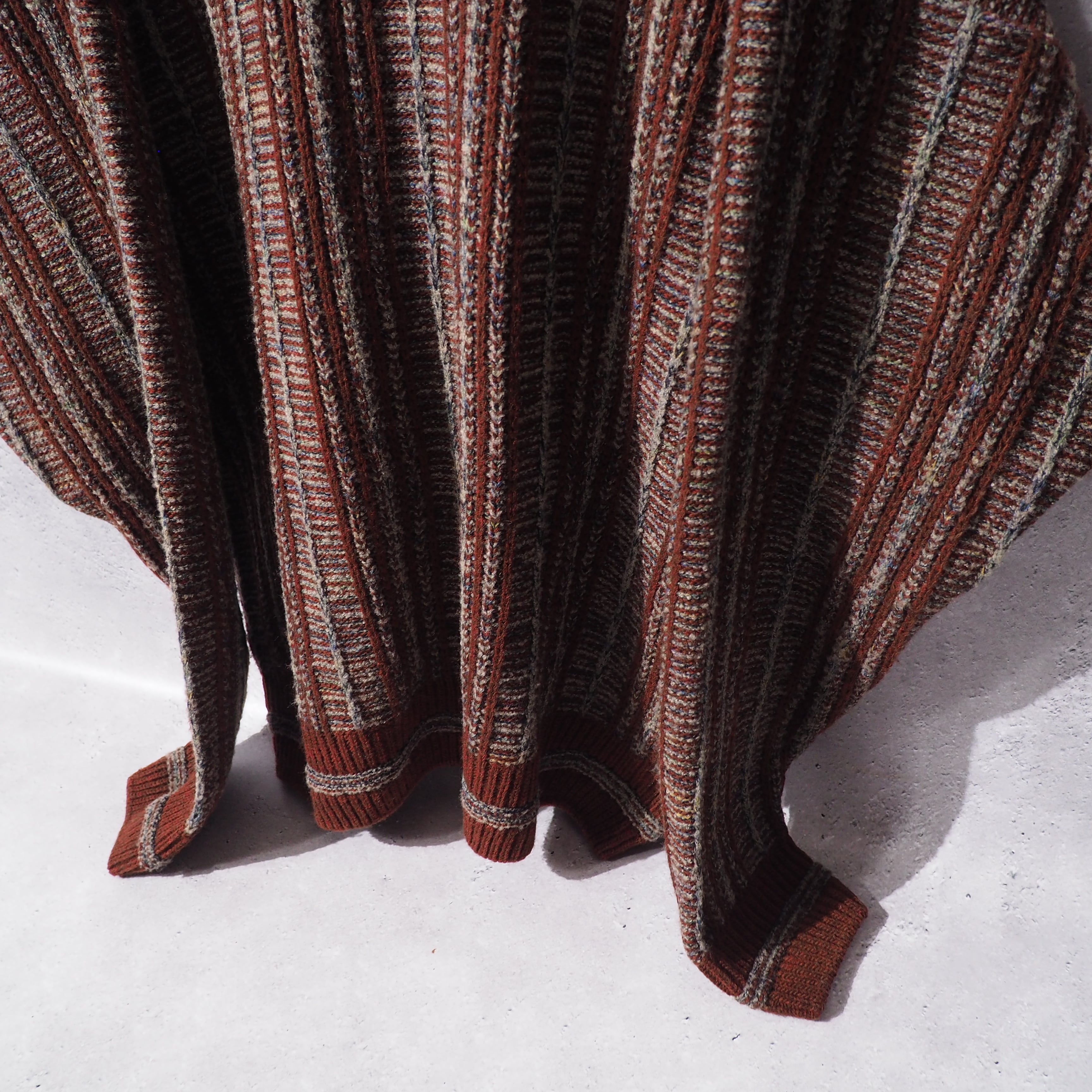 " Nicole St Gilles " vintage High neck Half zip knit (made in Italy)
