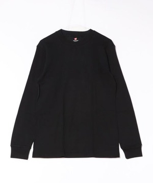 Hanes (ﾍｲﾝｽﾞ) - T-SHIRTS KURO (ｸﾙｰﾈｯｸﾛﾝｸﾞｽﾘｰﾌﾞﾃｨｰｼｬﾂ) HM4-C201