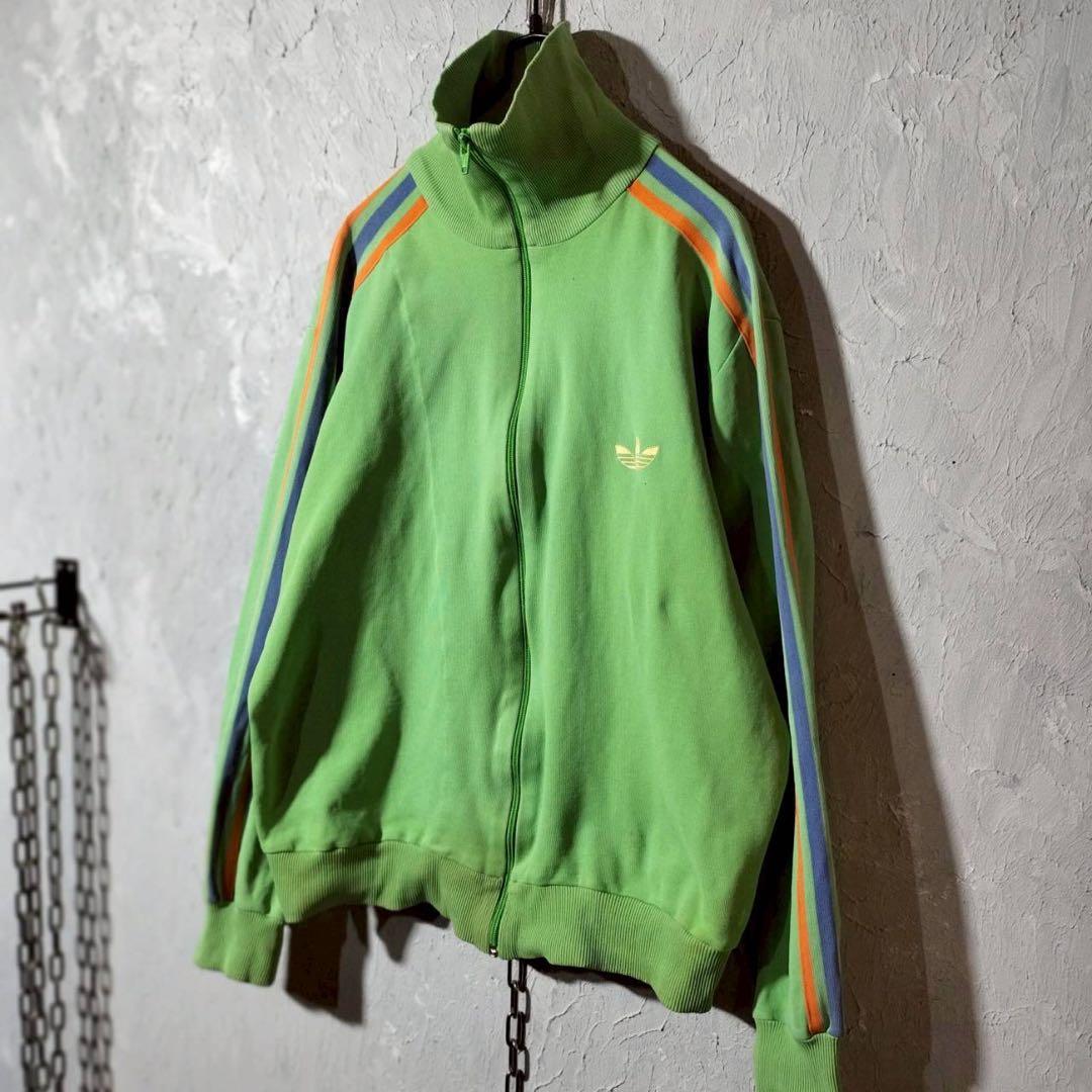 adidas 70s vintage トラックジャケット アディダス ジャージ グリーン