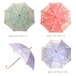 〔日本製〕【晴雨兼用】長傘　　kirie　バラ　タテ糸とヨコ糸で織りなす色のハーモニー　kr-L