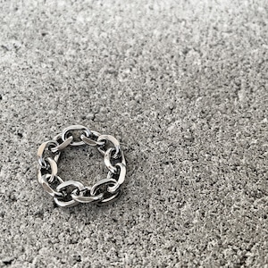 304 stainless diamond-cut chain ring