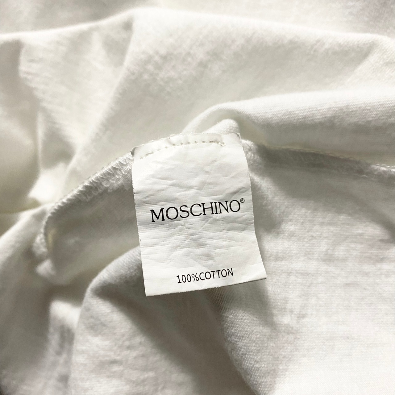 MOSCHINO teddy bear print tee