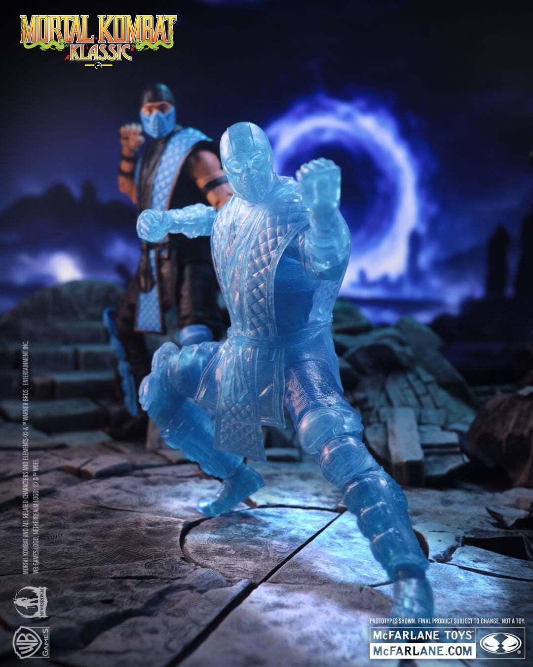 MacfarlaneToys Mortal Kombat Klassic Sub-Zero (Ice Clone) | トイ