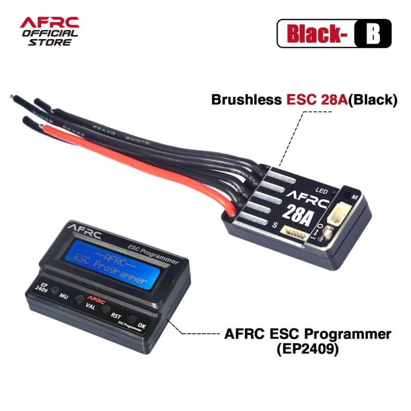 AFRC-SE28A プログラマブルセンサーブラシレスESC