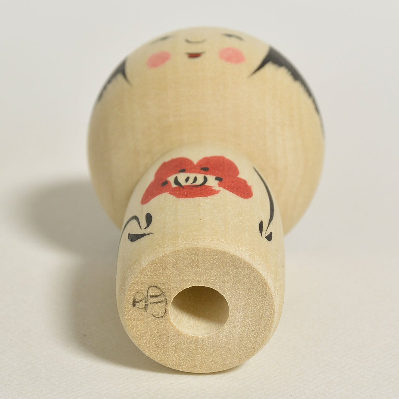 ミニ百想こけし 約2寸 約6cm 鈴木明 工人（作並系）#2433 | コケシア