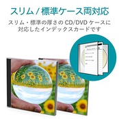 エレコム CD/DVD インデックスカード 手書き用 20枚入 罫線/黒 EDT-JKIND1