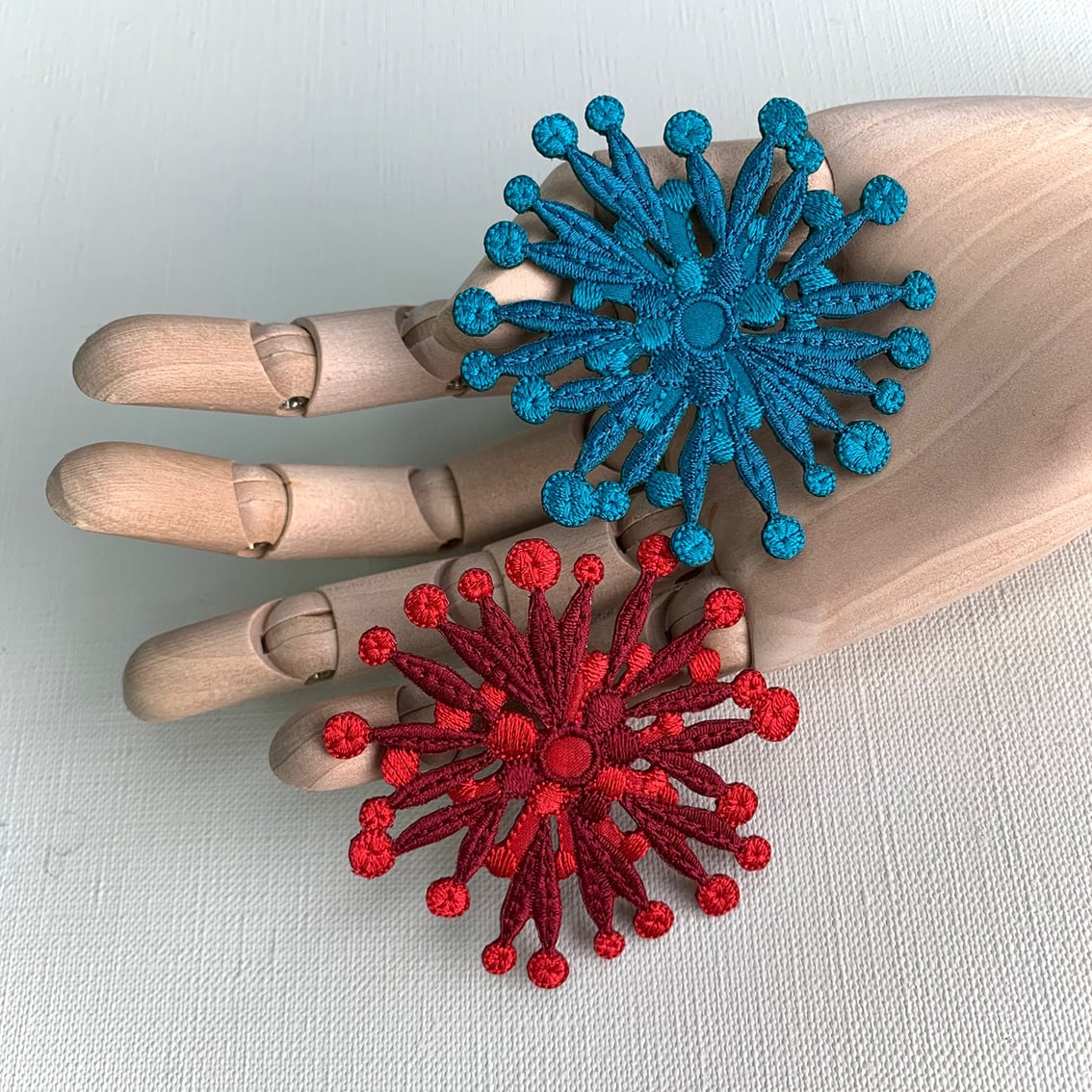 刺繍ブローチ ga.la (br-083）5色 | ga.la_accessory