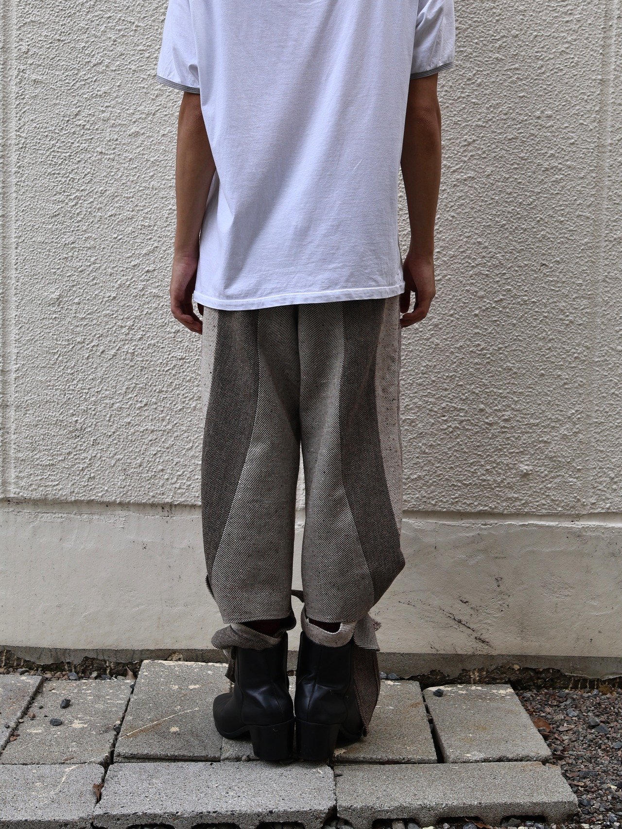 【26aw/joone joonam】herringbone adventure pants
