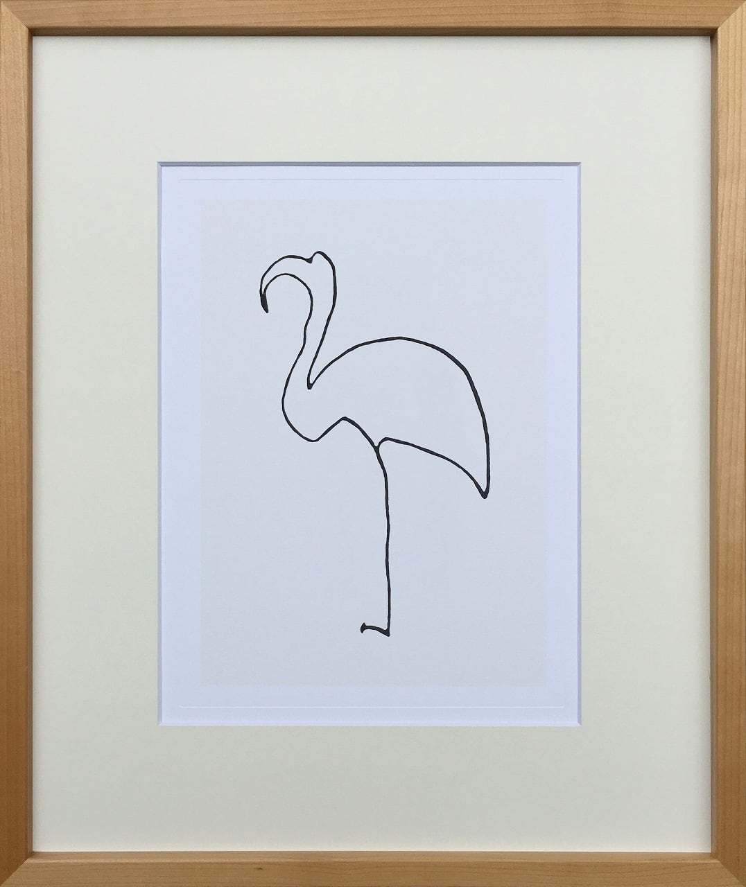 フラミンゴ ピカソ インテリア 絵 [Le flamand rose] 【送料無料