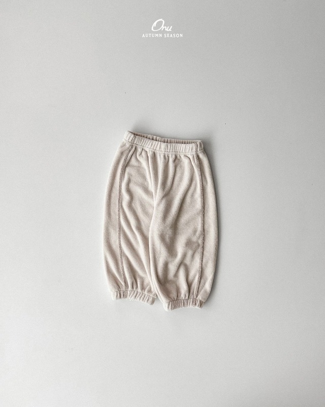 《予約》送料無料【ONU】Boucle Terry Pants
