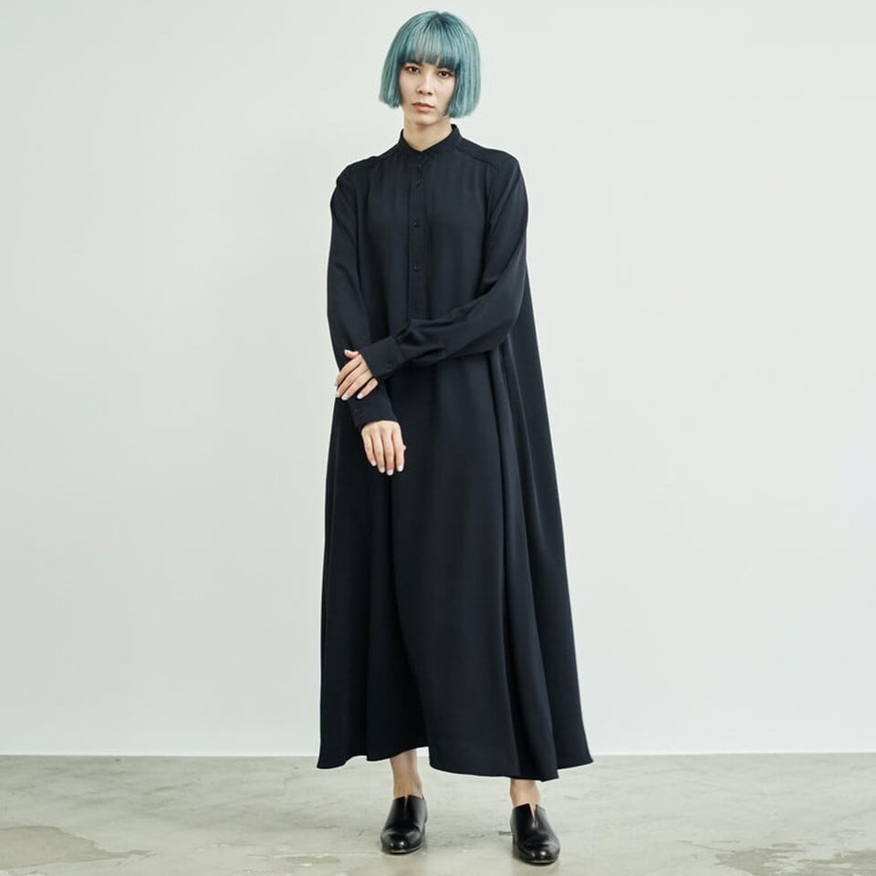 Graphpaper/グラフペーパー・Satin Band Collar Dress