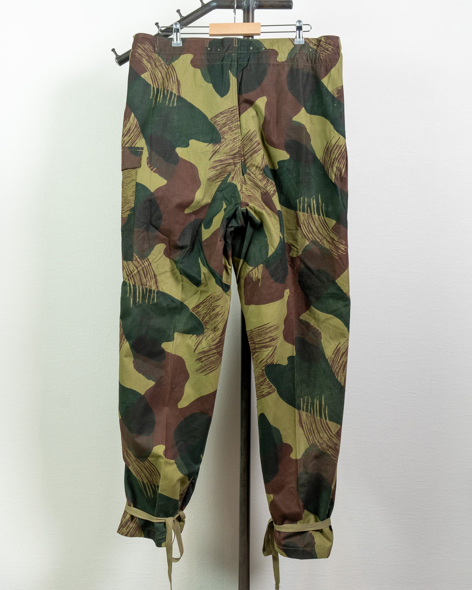 DEADSTOCK】50's Belgian Army Brushstroke Camouflage Trousers 実物