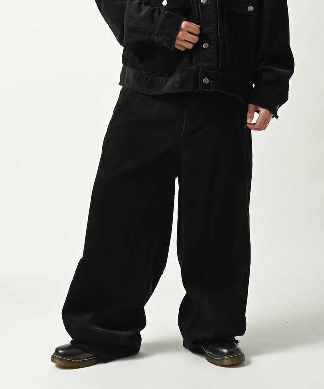 ATELANE Corduroy Cocoon Pants (NAV) 26A-28000