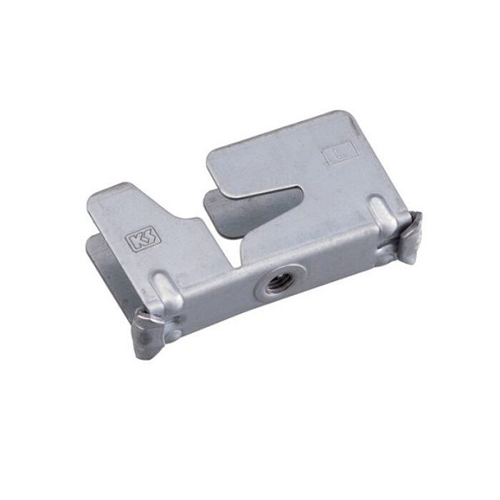 KS 天井吊金具 フラットデッキ用 L型 100個 0608870 国元商会 クニモト めっき kms スラブデッキから配管等吊り下げ