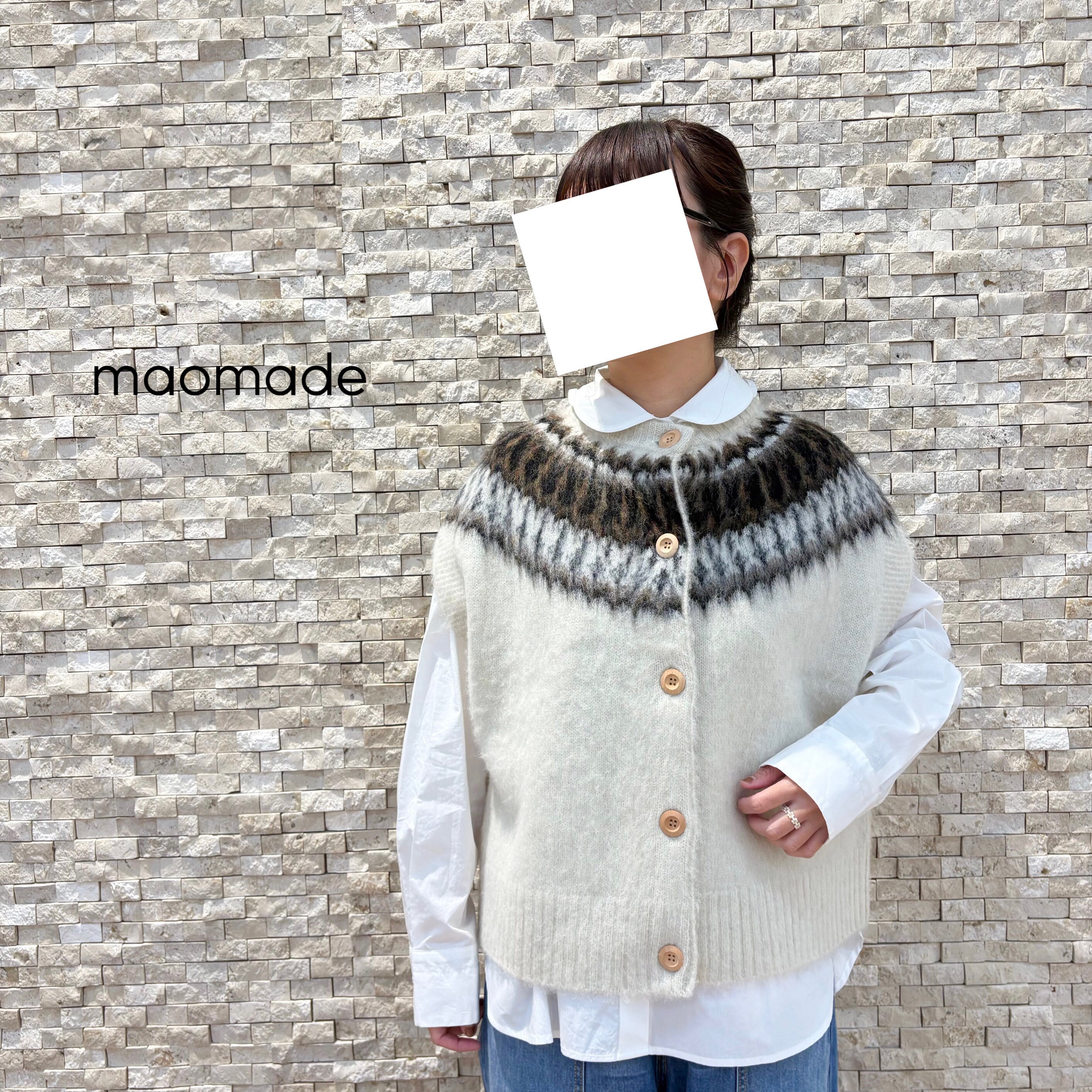 【maomade】クルーネック球心JQベスト(551136)