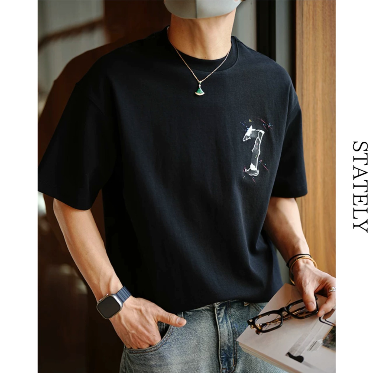 Paint Stitch アートTee/2color_T242・画像6