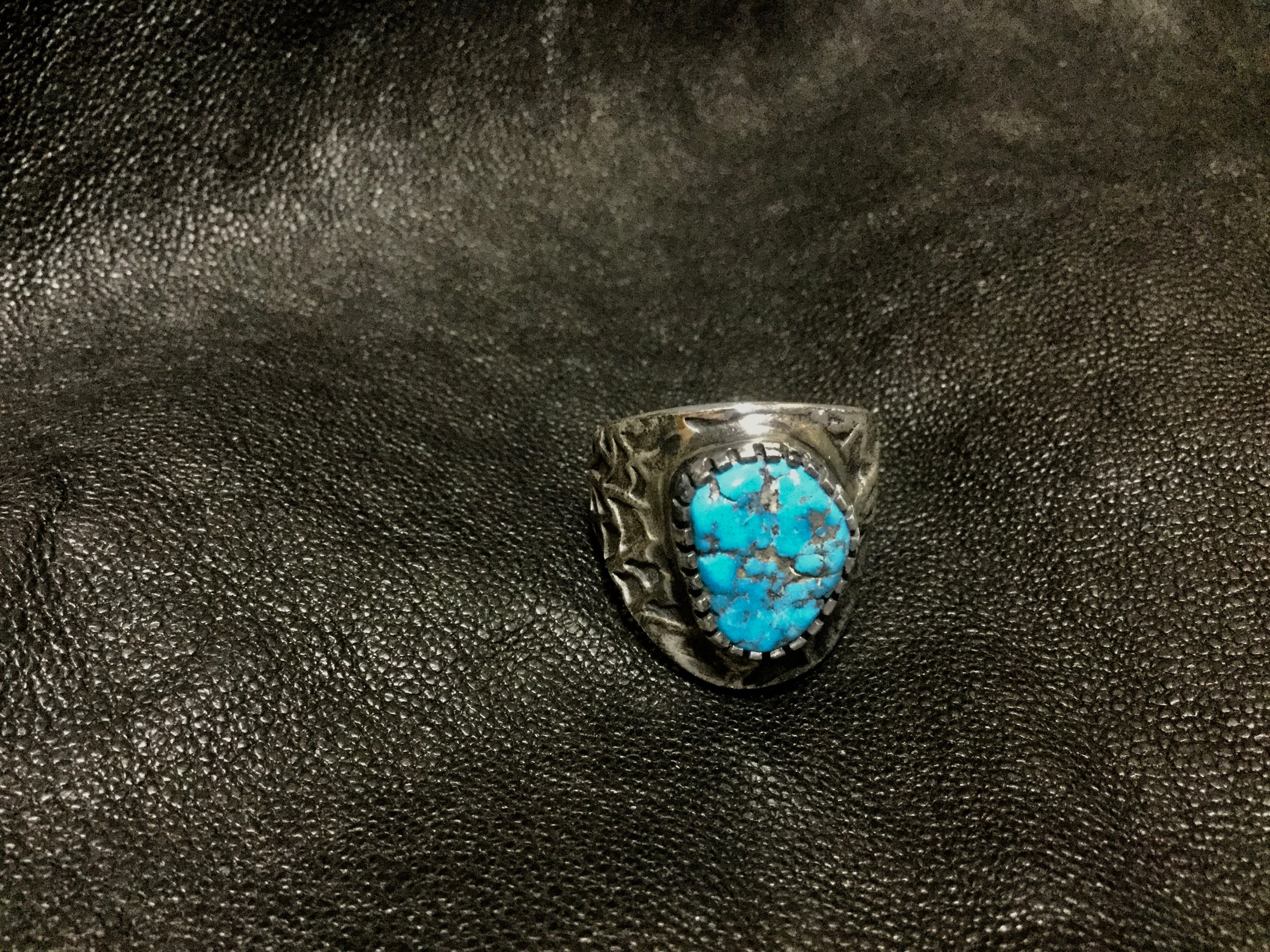 ＷＨＥＥＬ ＷＯＲＫＳ ホイールワークス リング　キングマンターコイズ　Kingman Turquoise インディアンジュエリー |  FirstOrderJewelry ファーストオーダージュエリー代官山 SilverJewelry leather powered by BASE