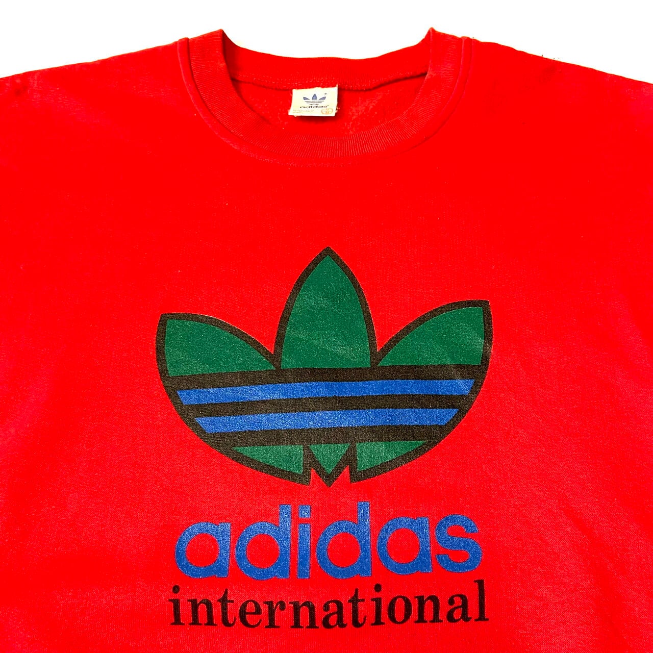 希少Canada製  カナダ　adidas 80s デカロゴ  スウェット