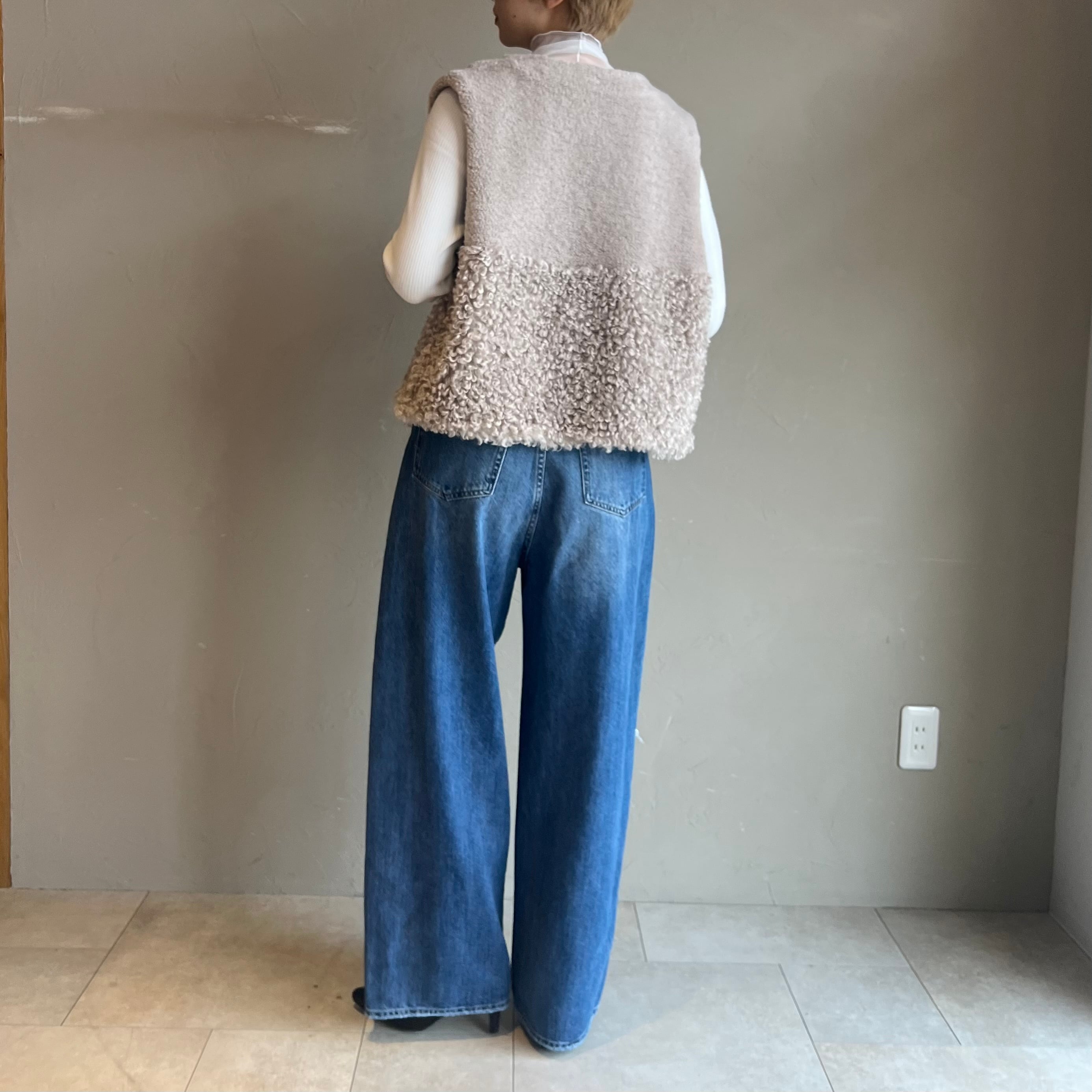 PASSIONE 】切り替えボアベスト | valance 福井｜レディース セレクト