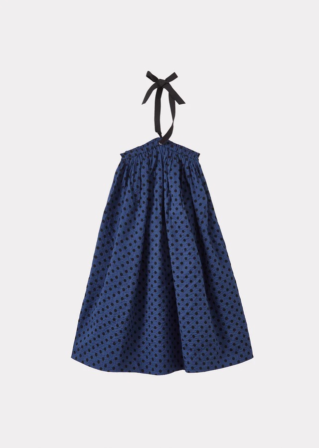 Agave Dress - Black Polka Dot/ CARAMEL