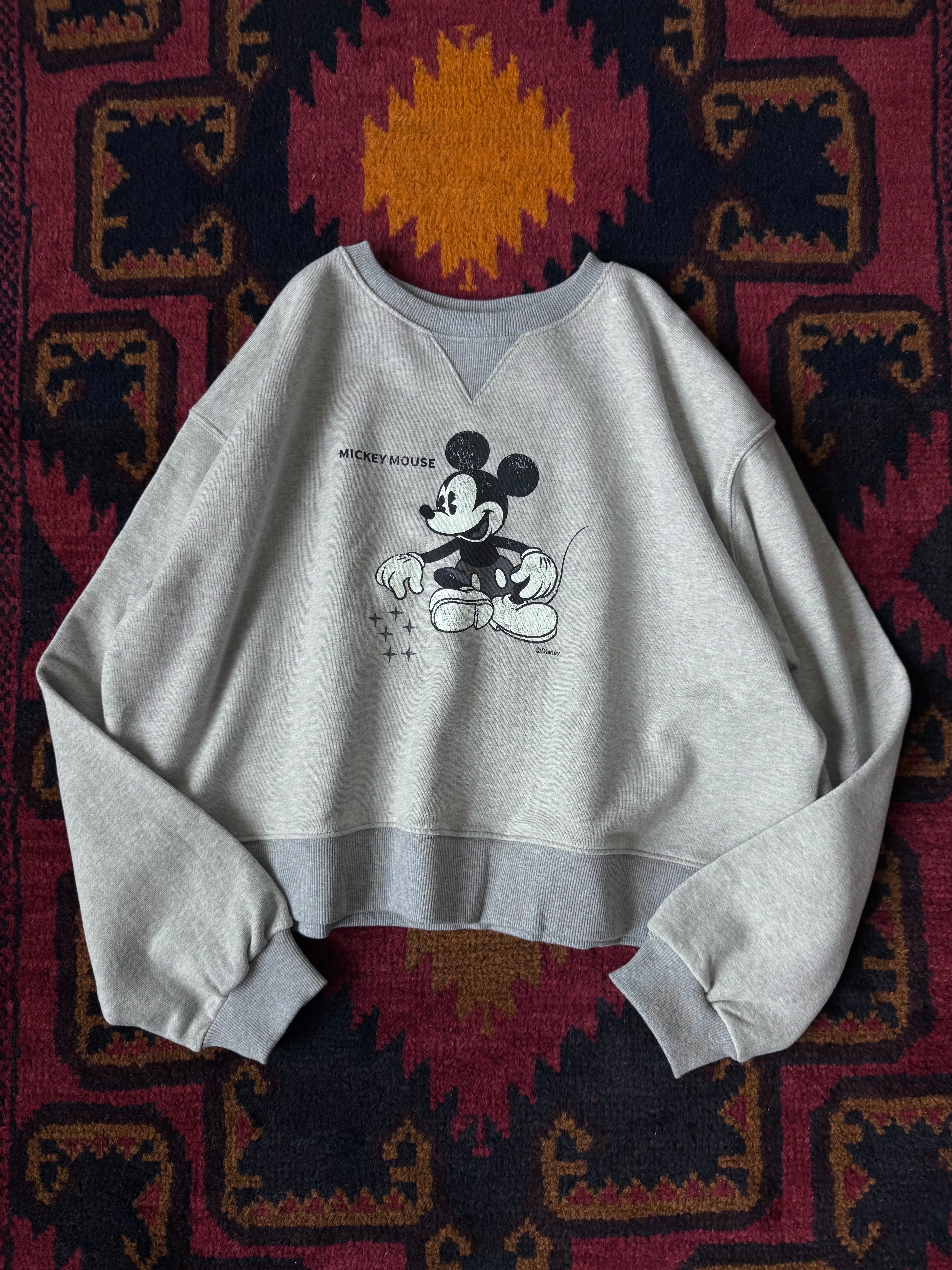 adult  ミッキークロップドmtm (グレー)  1035