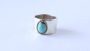 ＊一点もの＊Kingman turquoise ring 《silver 925》