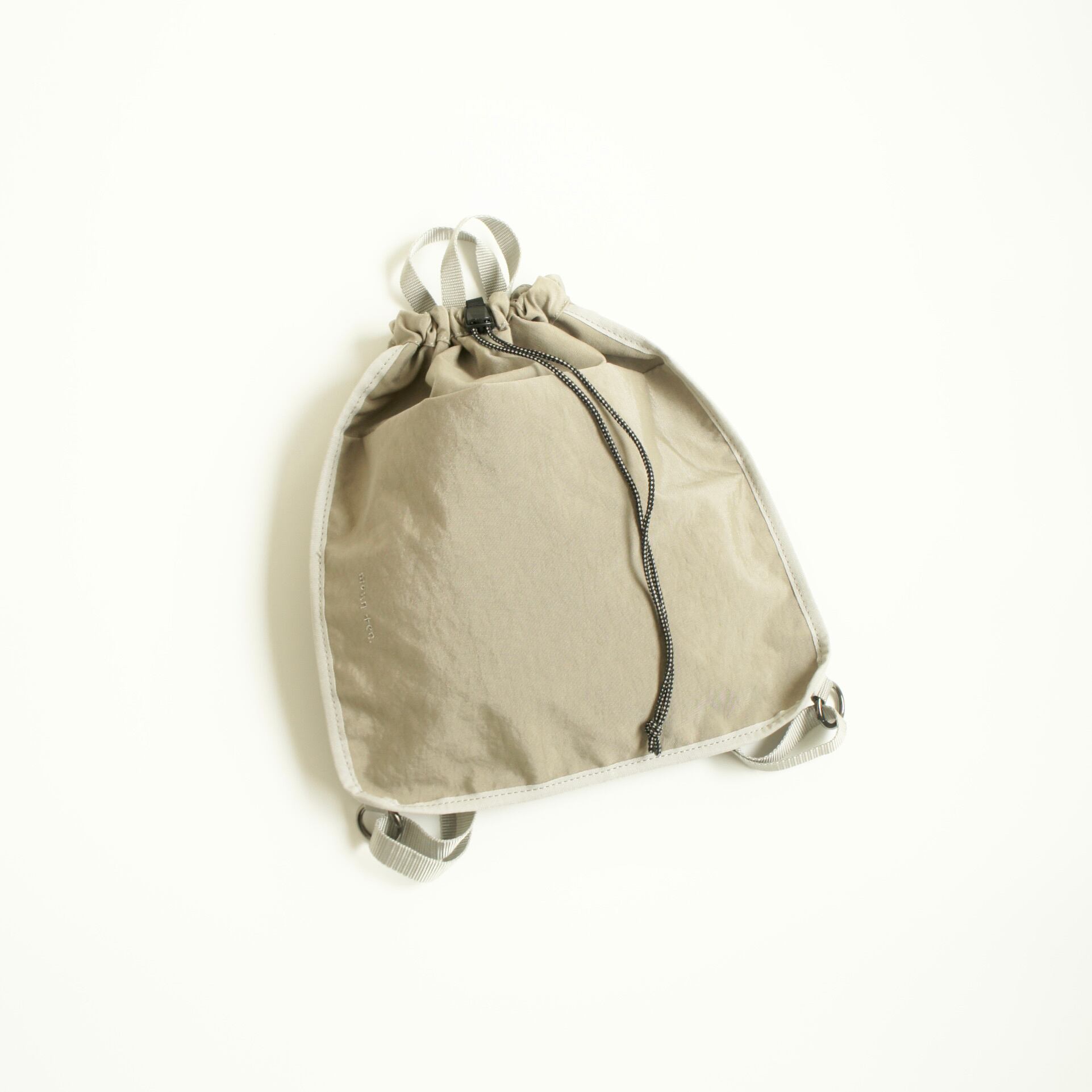 【 BABY 】〈 MOUN TEN. 25AW 〉nylon ox baby knapsack "バッグ" / greige