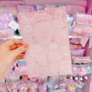 【G3】18-4推しカラークリアシール(赤)