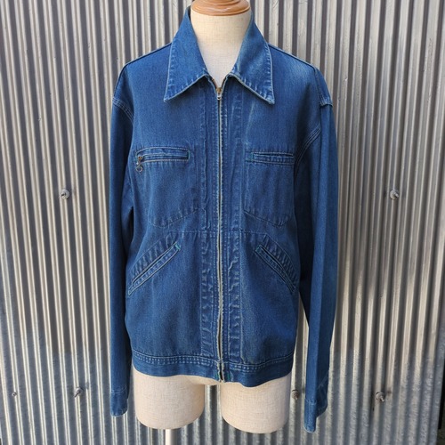 70's "OshKosh B'gosh" Denim Jaket Vintage Denim Jaket  Made in USA IDEAL Zip Size42R 70年代 "オシュコシュ ビ ゴッシュ" デニムジャケット ビンテージデニムジャケット アメリカ製 アイディールジップ サイズ42R