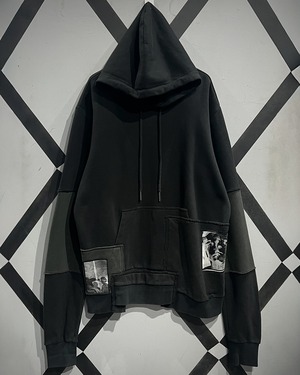 【X VINTAGE】 “DIESEL” Switching Design Pullover Hoodie
