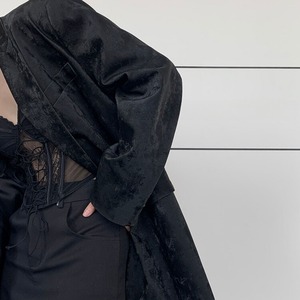 フェイクスプリングレザージャケット　LT0010031